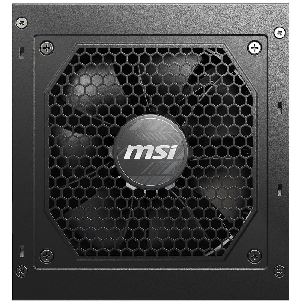A large main feature product image of MSI MAG A650GL 650W Gold ATX Modular PSU