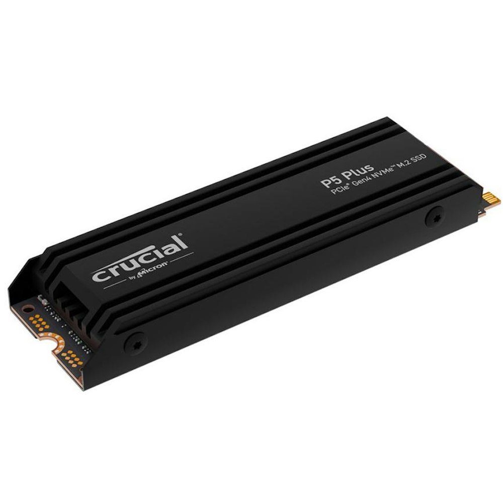 Crucial P5 Plus 2TB PCIe Gen4 NVMe M.2 Internal SSD with Heatsink, for PS5  & PC