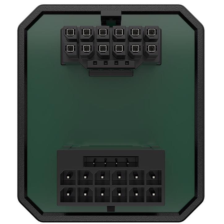 A large main feature product image of Corsair PCIe 5.0 12V-2x6 GPU Power Bridge