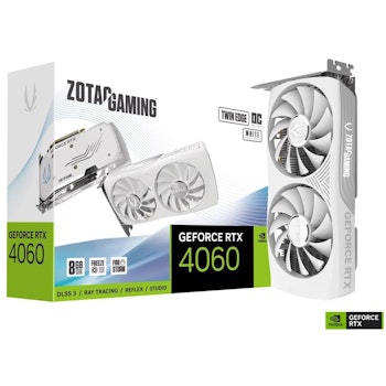 Product image of ZOTAC GAMING GeForce RTX 4060 Twin Edge OC 8GB GDDR6 - White - Click for product page of ZOTAC GAMING GeForce RTX 4060 Twin Edge OC 8GB GDDR6 - White