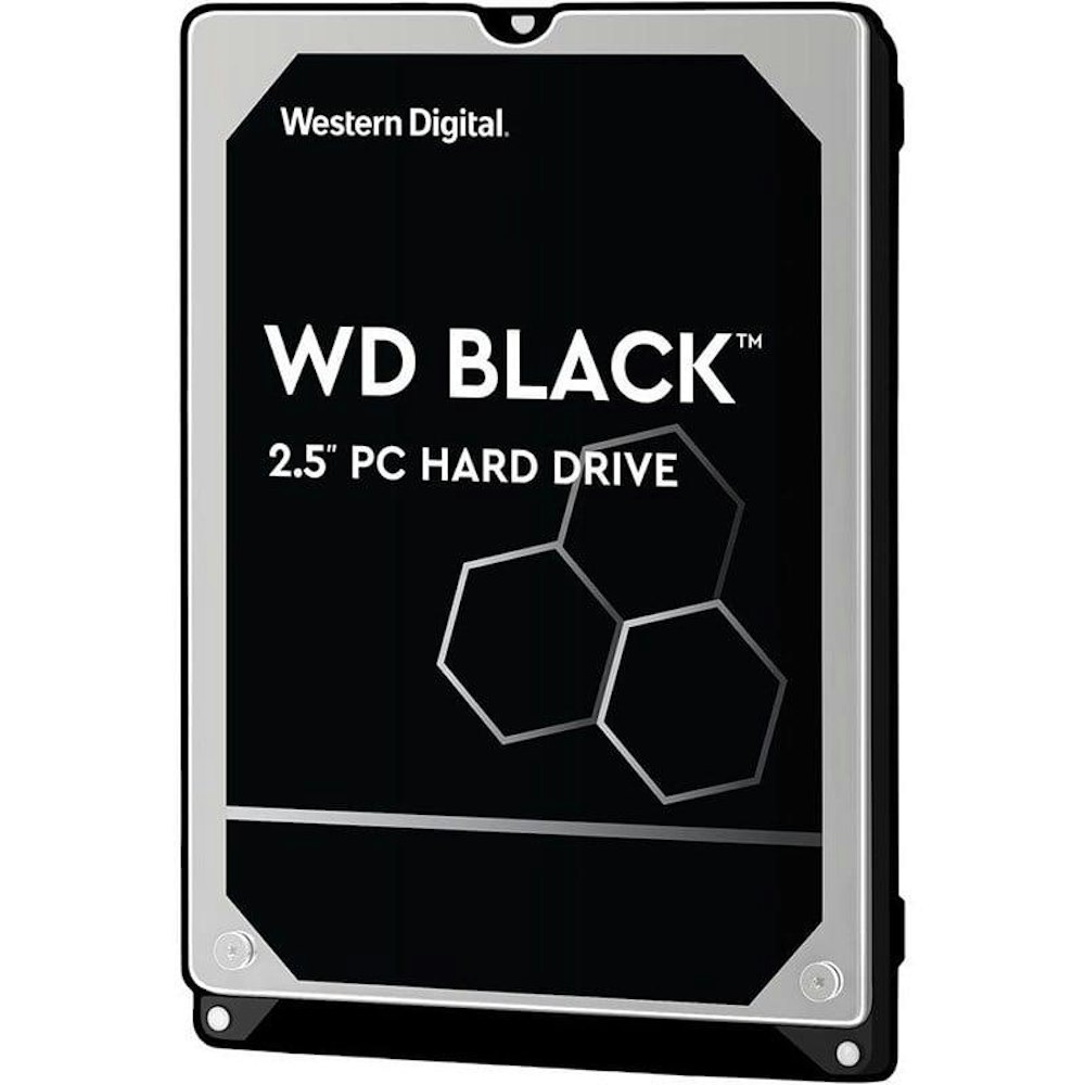 A large main feature product image of WD_BLACK 2.5" Gaming HDD - 500GB 64MB
