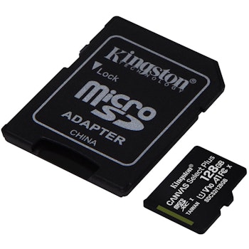 Product image of Kingston Canvas Select Plus 128GB MicroSD Card - Click for product page of Kingston Canvas Select Plus 128GB MicroSD Card
