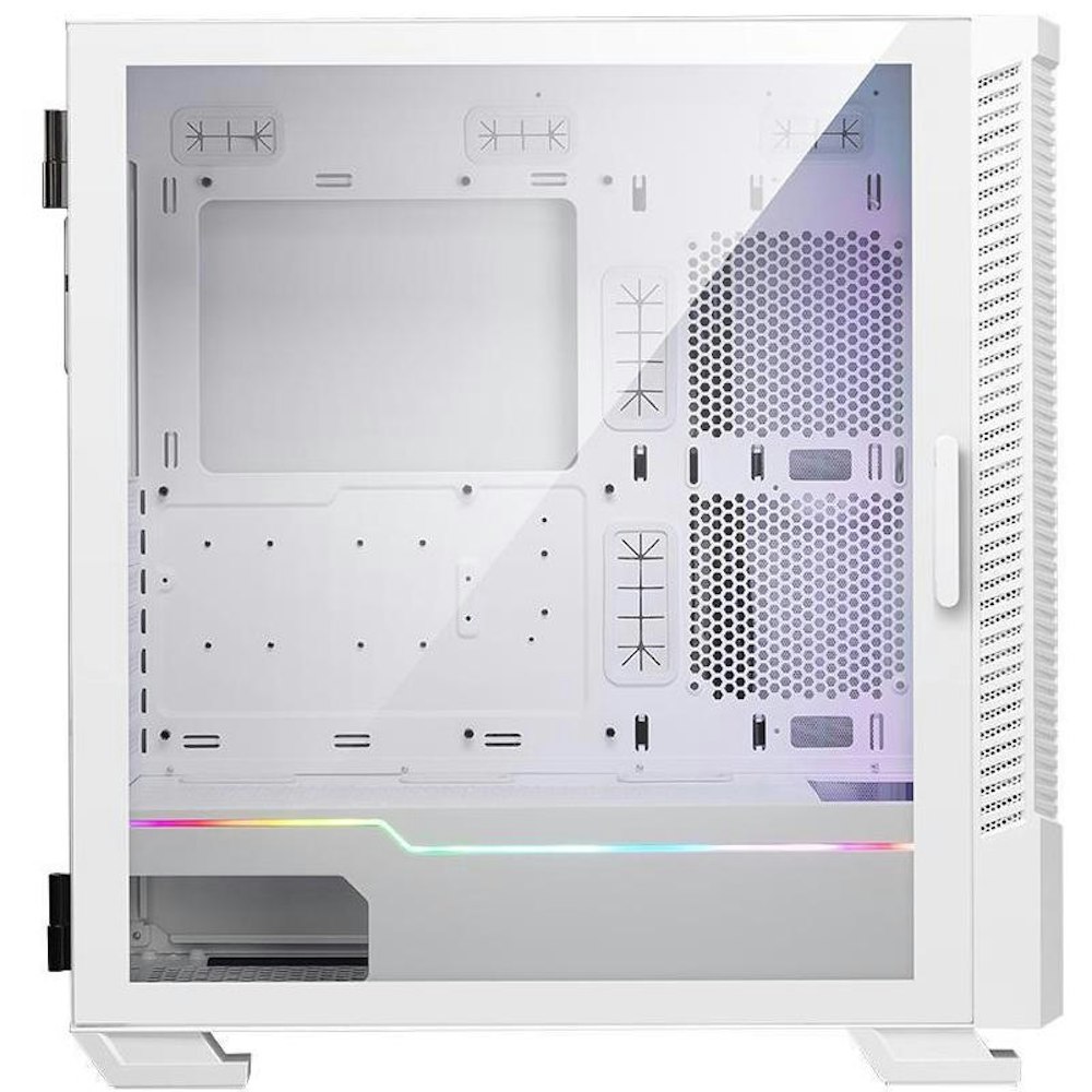 A large main feature product image of MSI MPG Velox 100R Mid Tower Case - White