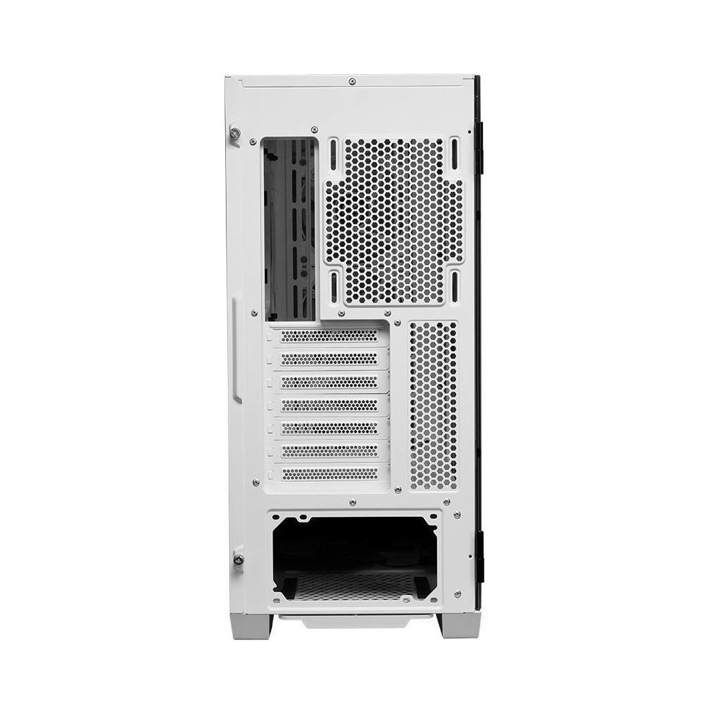 A large main feature product image of MSI MPG Velox 100R Mid Tower Case - White