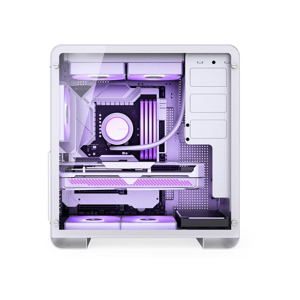 A large main feature product image of Jonsbo U4 Pro Mid Tower Case - White