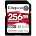 A product image of Kingston Canvas React Plus SDXC U3 V90 UHS-II SD Card - 256GB