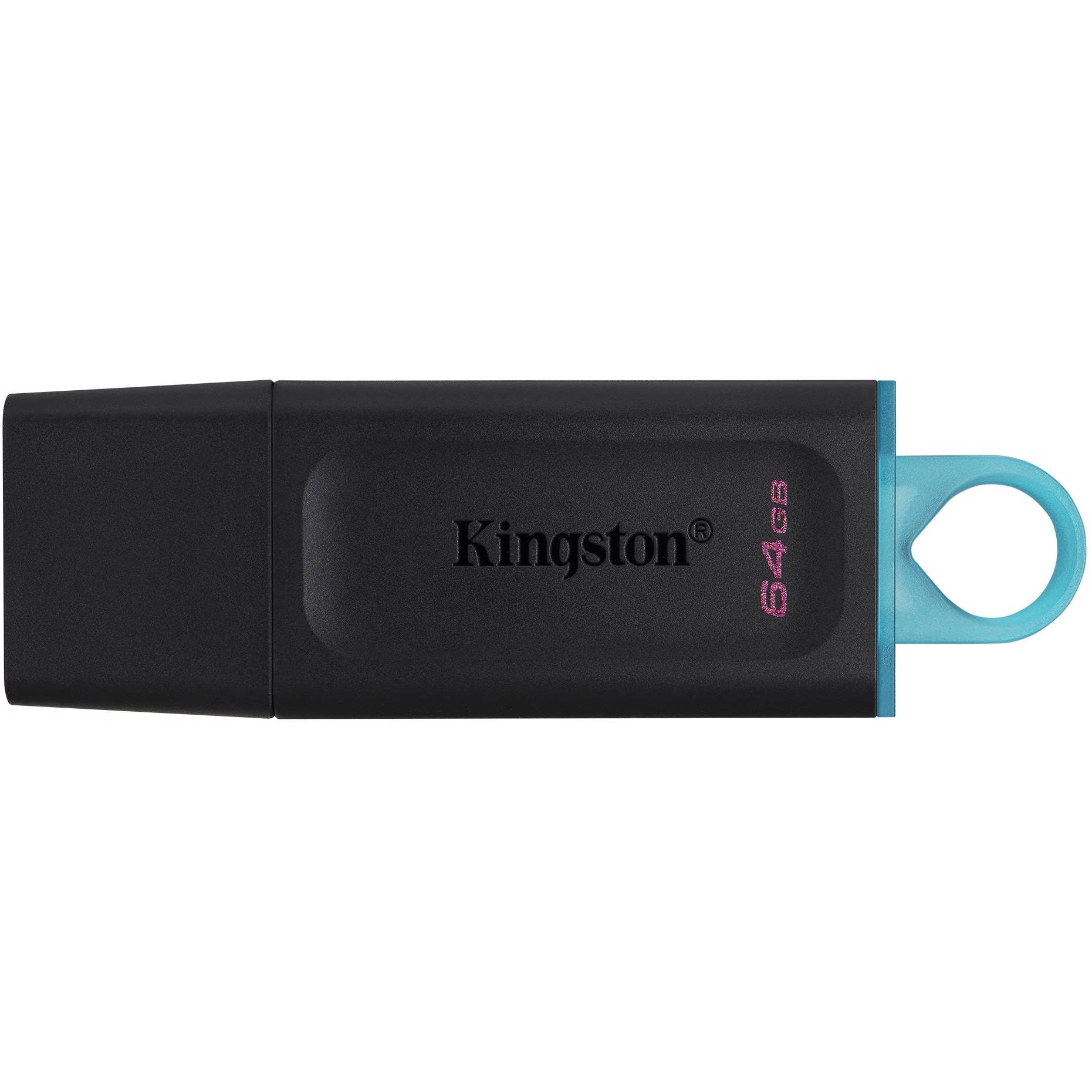 A large main feature product image of Kingston DataTraveler Exodia 64GB USB 3.2 Gen 1 Type-A Flash Drive
