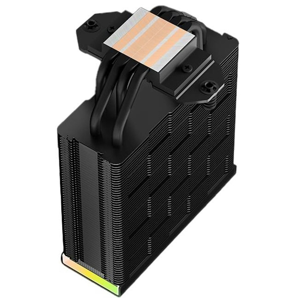A large main feature product image of DeepCool AK400 Digital CPU Cooler - Black
