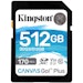 A product image of Kingston Canvas Go! Plus 512GB SD Card