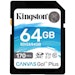 A product image of Kingston Canvas Go! Plus 64GB SD Card