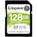 A product image of Kingston Canvas Select Plus 128GB SDXC U3 V30 UHS-I SD Card