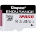 A product image of Kingston High-Endurance 128GB MicroSD Card