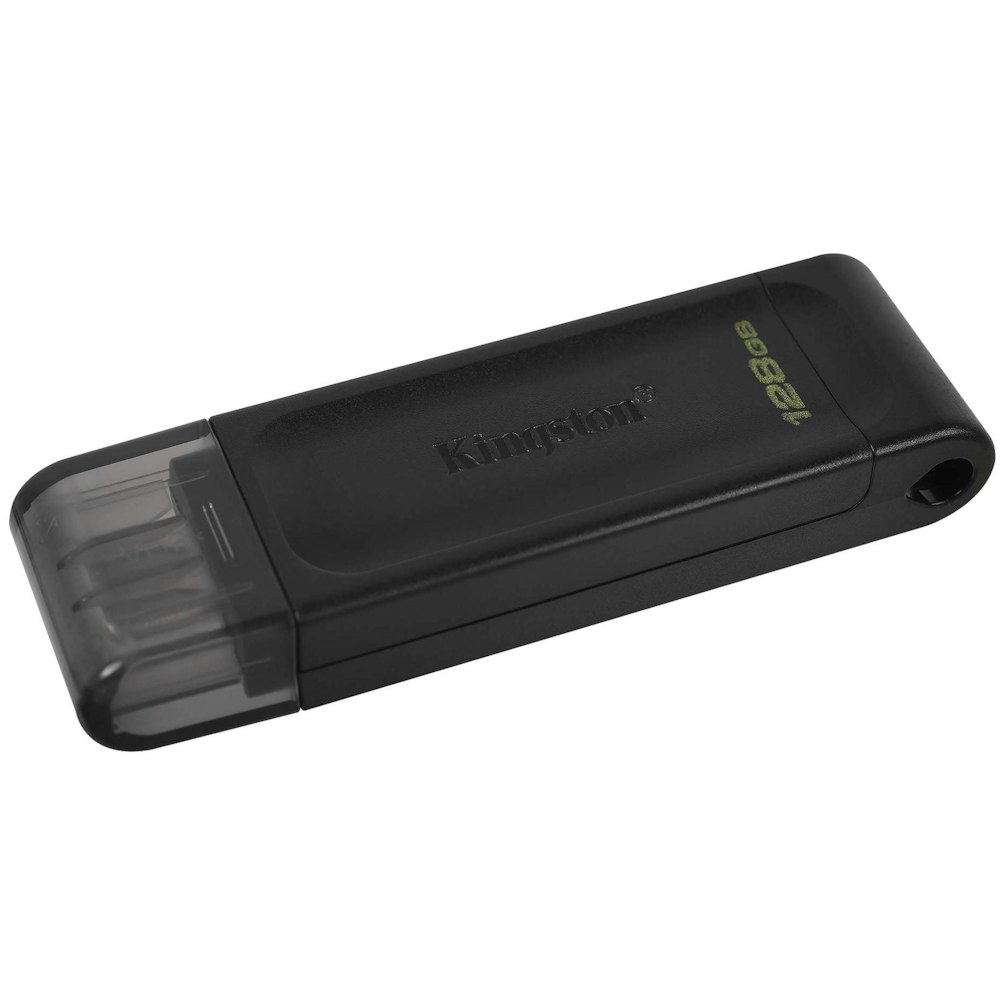 A large main feature product image of Kingston DataTraveler 70 USB Type-C 128GB Flash Drive