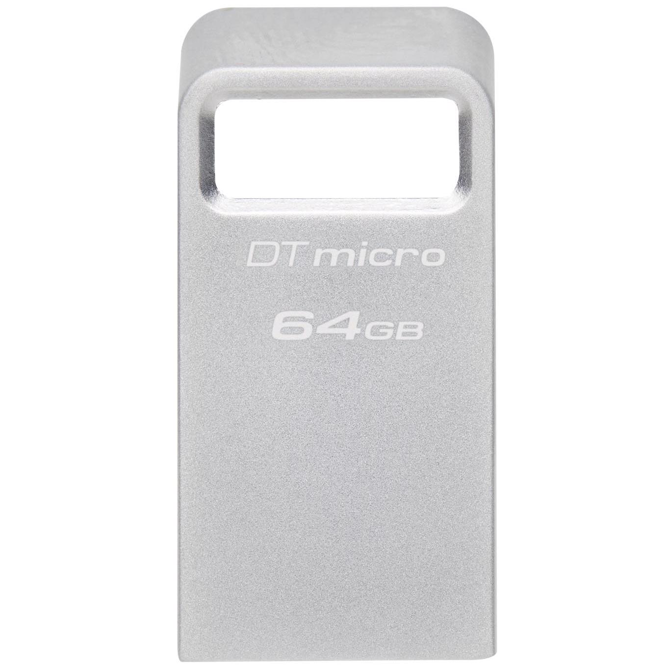 A large main feature product image of Kingston DataTraveler Micro USB 3.2 64GB Flash Drive