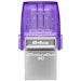 A product image of Kingston DataTraveler microDuo 3C 64GB USB 3.2 Gen 1 Type-C/A Flash Drive