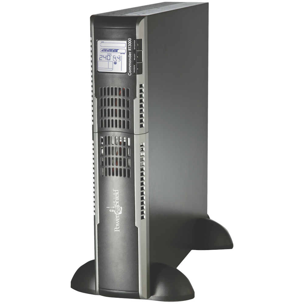 A large main feature product image of PowerShield Commander Rack/Tower 2KVA Pure Sine Wave UPS