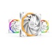 A product image of be quiet! Light Wings High-Speed 120mm PWM Fan Triple Pack - White