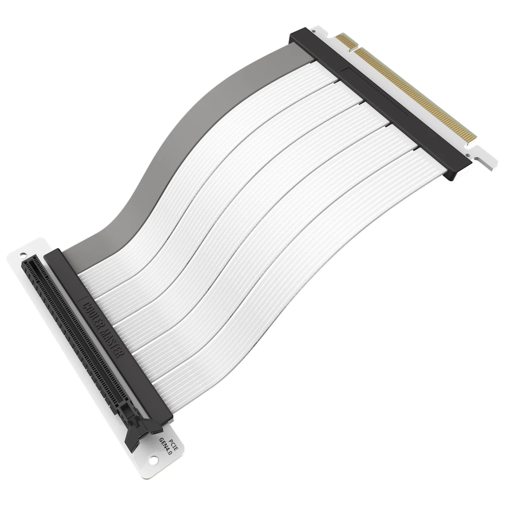 Cooler Master PCIe 4.0 x16 Riser Cable V2 - 200mm (White)