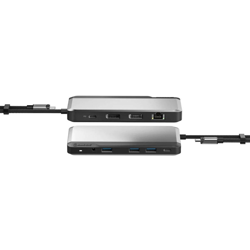 A large main feature product image of ALOGIC MX2 Lite USB-C Dual Display Dock - DisplayPort Edition