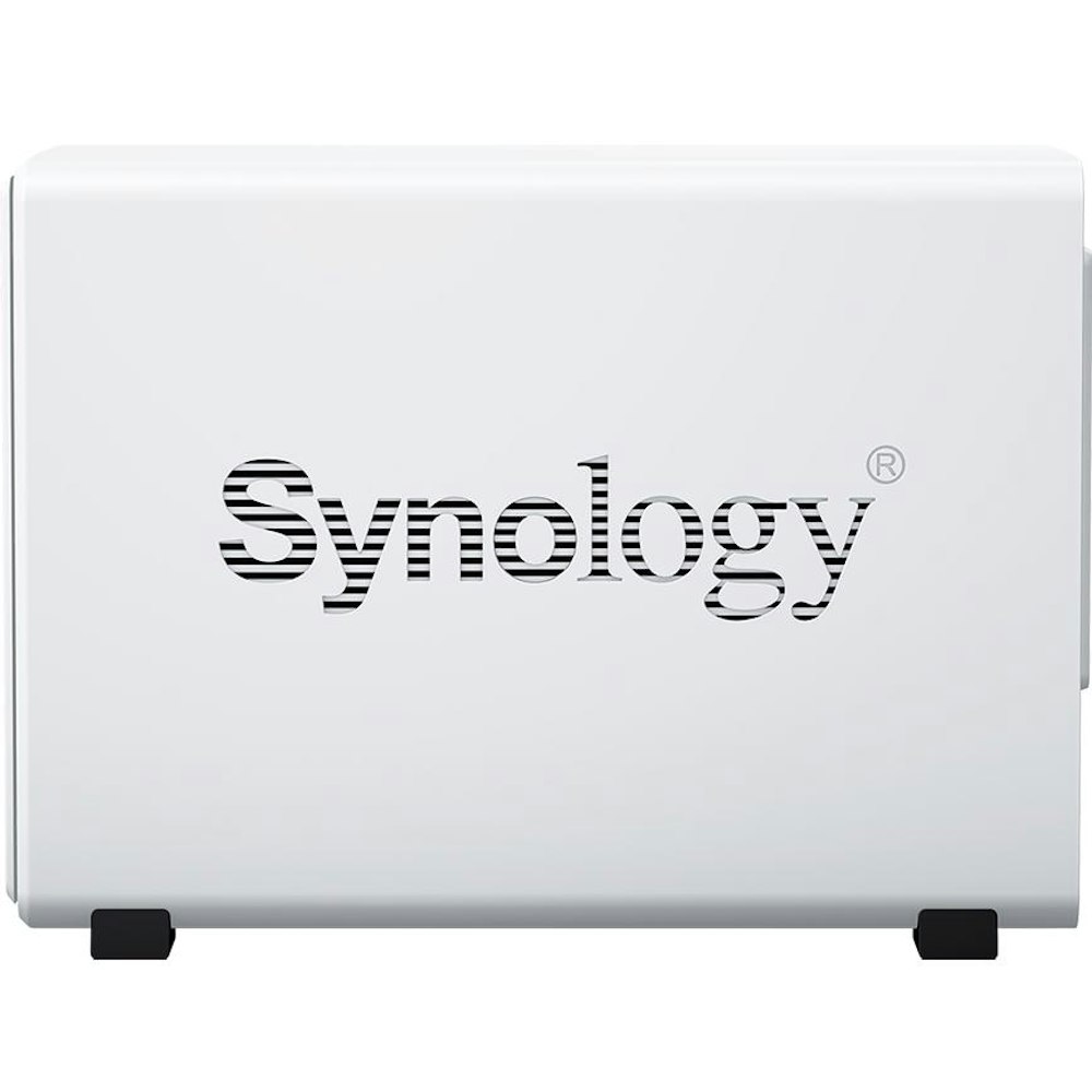 A large main feature product image of Synology DiskStation DS223J Quad Core 1.7GHz 2-Bay NAS Enclosure
