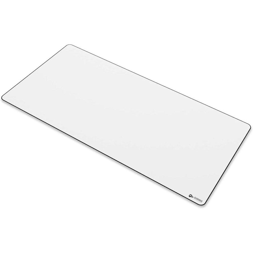 A large main feature product image of Glorious XXL Extended 18x36in Cloth Gaming Mousemat - White