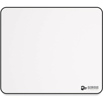 Product image of Glorious Large 11x13in Cloth Gaming Mousemat - White - Click for product page of Glorious Large 11x13in Cloth Gaming Mousemat - White