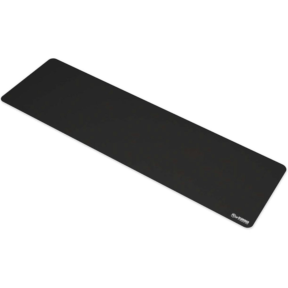 A large main feature product image of Glorious Extended 11x36in Cloth Gaming Mousemat - Black