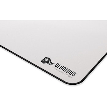 Product image of Glorious Extended 11x36in Cloth Gaming Mousemat - White - Click for product page of Glorious Extended 11x36in Cloth Gaming Mousemat - White