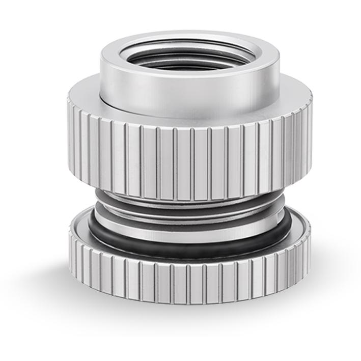 A large main feature product image of EK Quantum Torque Pass-Through G1/4" (Satin Titanium)