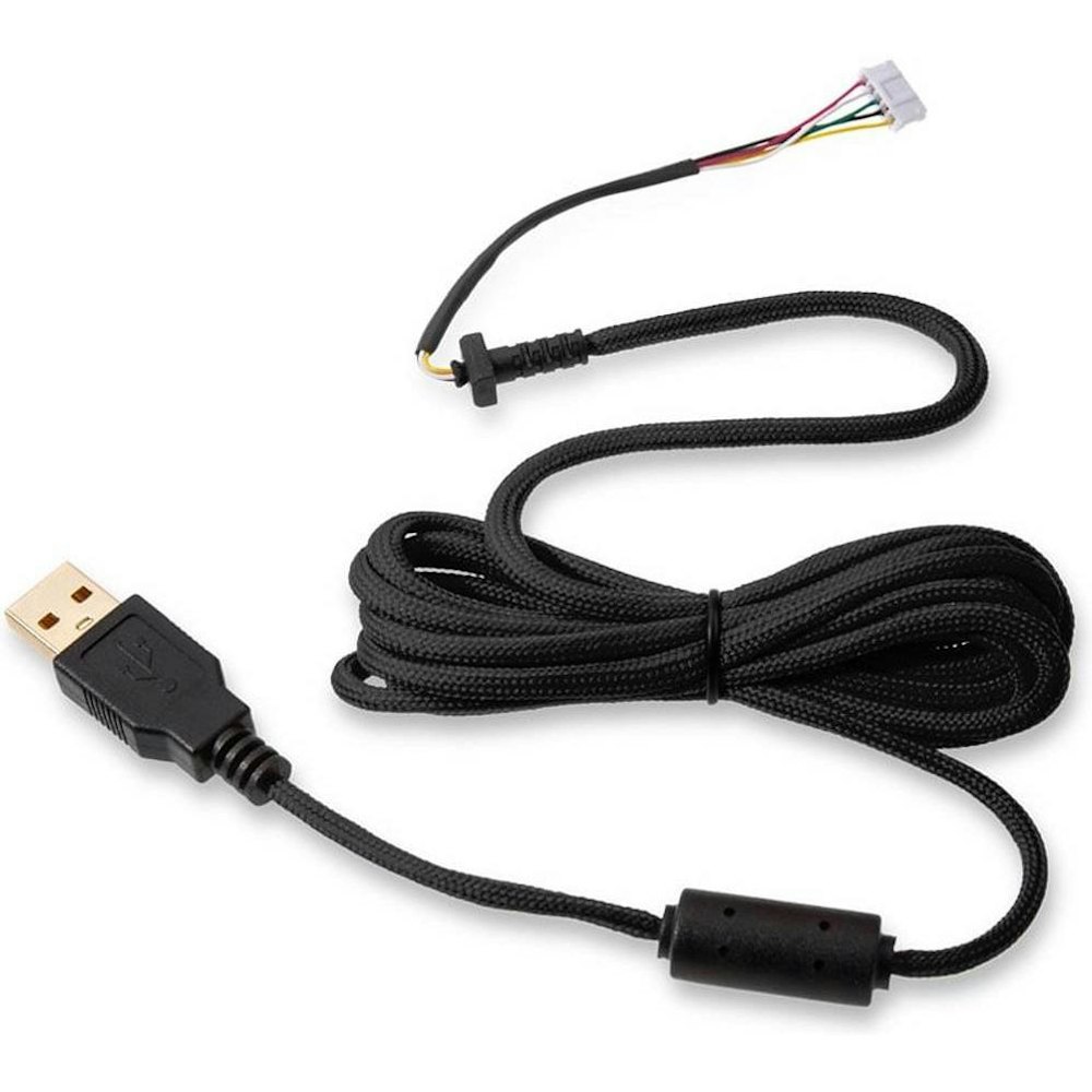 A large main feature product image of Glorious Model O/O Minus Ascended V2 Mouse Cable - Original Black