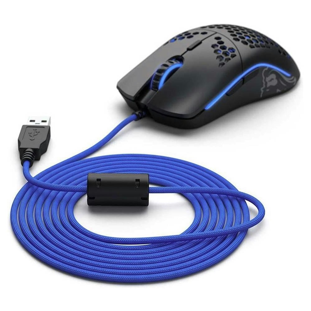 A large main feature product image of Glorious Ascended V2 Mouse Cable - Cobalt Blue