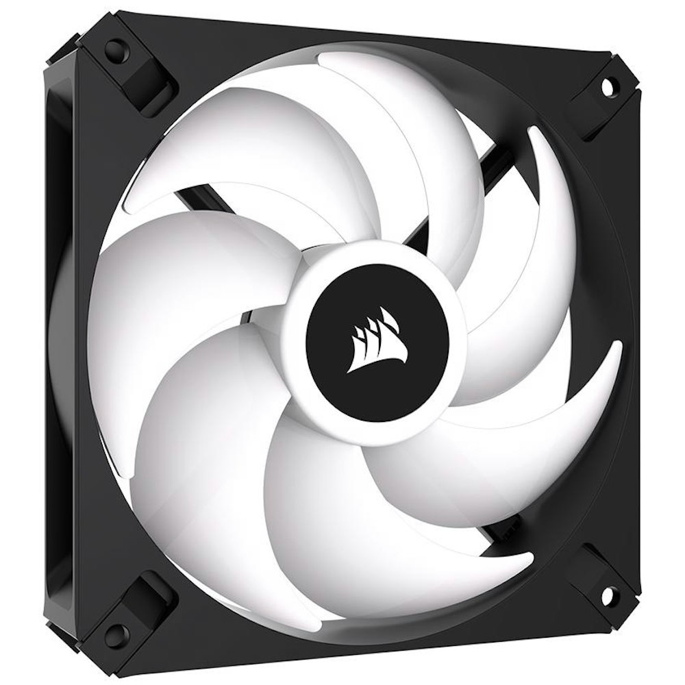 A large main feature product image of Corsair iCUE AR120 Digital RGB 120mm PWM Fan Black - Triple Pack