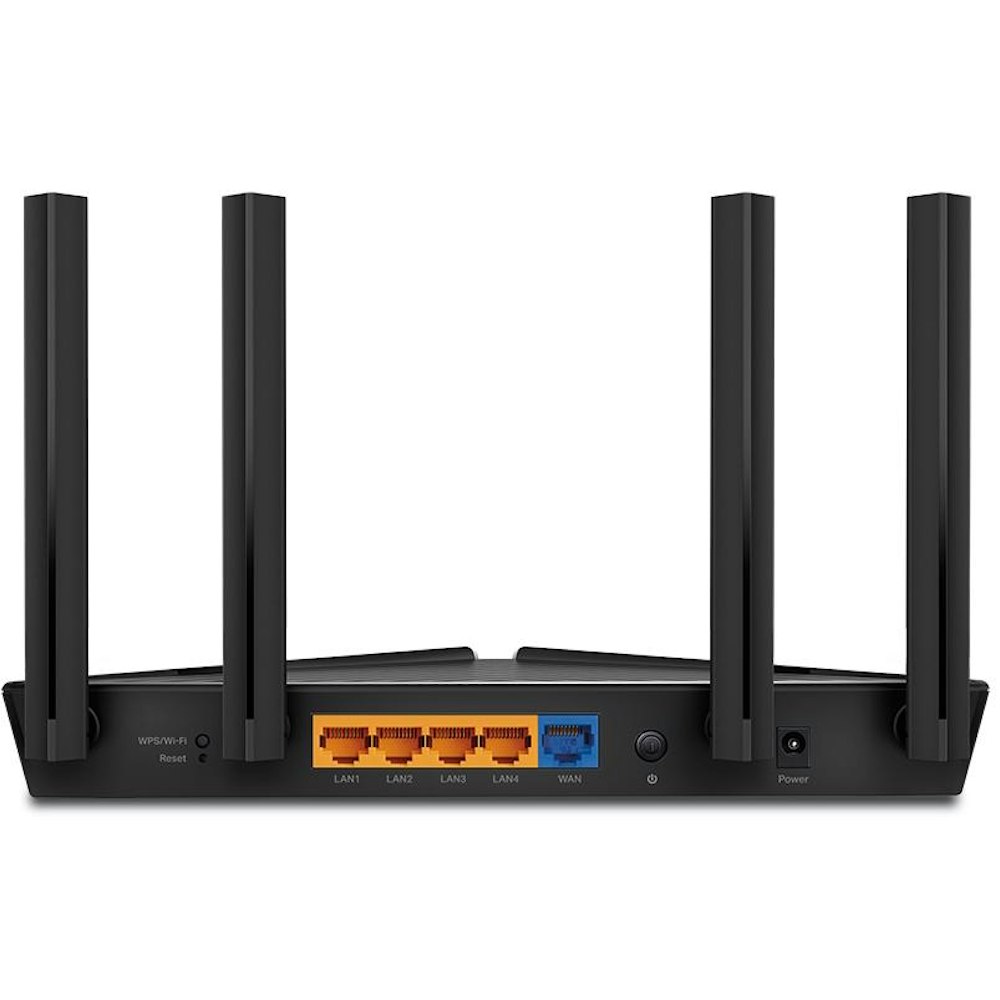 A large main feature product image of TP-Link Archer AX1800 - Dual Band Wi-Fi 6 Router