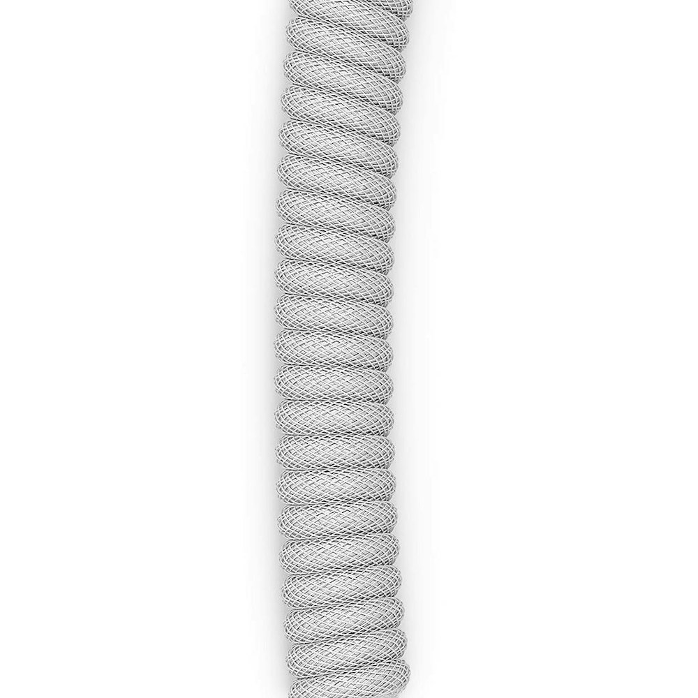 Glorious Coiled USB-C Keyboard Cable - Ghost White
