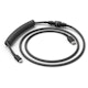 A small tile product image of Glorious Coiled USB-C Keyboard Cable - Phantom Black