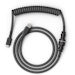 A product image of Glorious Coiled USB-C Keyboard Cable - Phantom Black
