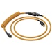 A product image of Glorious Coiled USB-C Keyboard Cable -Glorious Gold