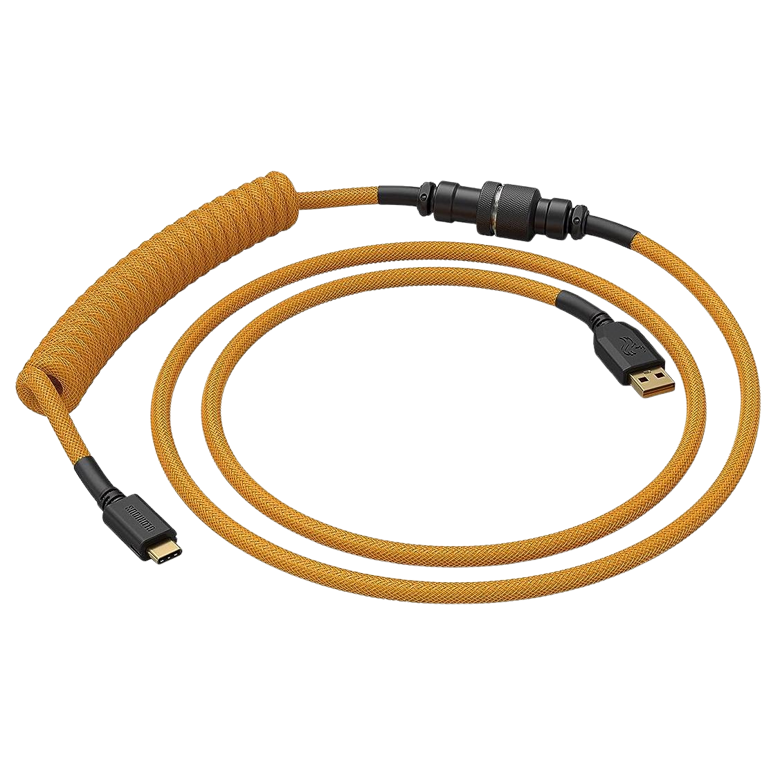 Glorious Coiled USB-C Keyboard Cable -Glorious Gold
