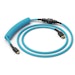 A product image of Glorious Coiled USB-C Keyboard Cable - Electric Blue