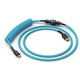 A small tile product image of Glorious Coiled USB-C Keyboard Cable - Electric Blue