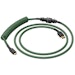A product image of Glorious Coiled USB-C Keyboard Cable - Forest Green