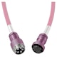 A small tile product image of Glorious Coiled USB-C Keyboard Cable - Pixel Pink