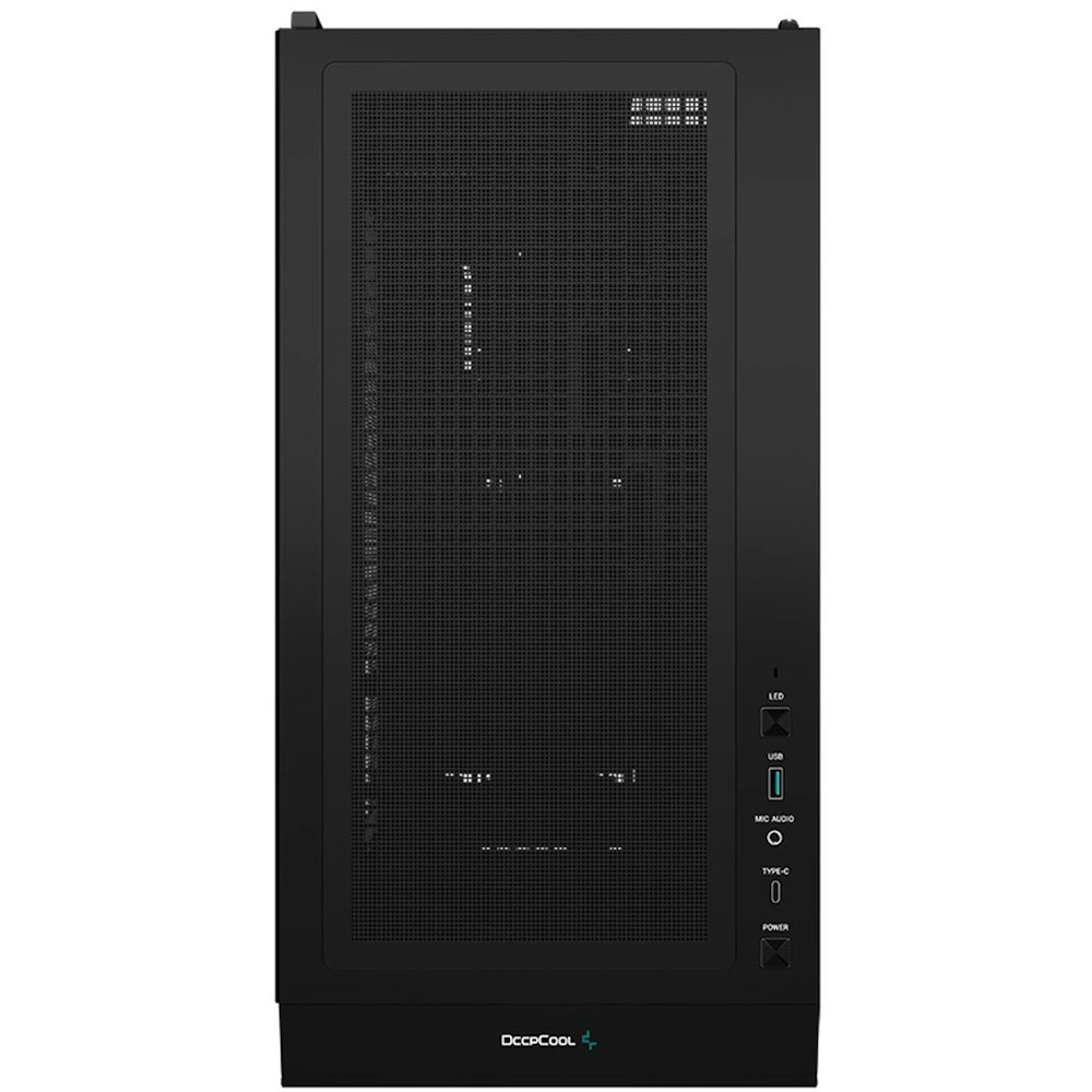 A large main feature product image of DeepCool CH560 Tempered Glass Mid Tower Case (Black)