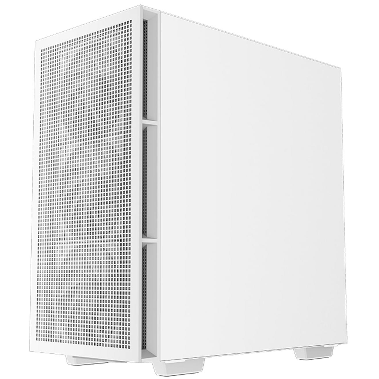 A large main feature product image of DeepCool CH560 Tempered Glass Mid Tower Case (White)