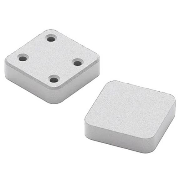 A large main feature product image of Glorious GMMK Numpad Blank Badge - White Ice