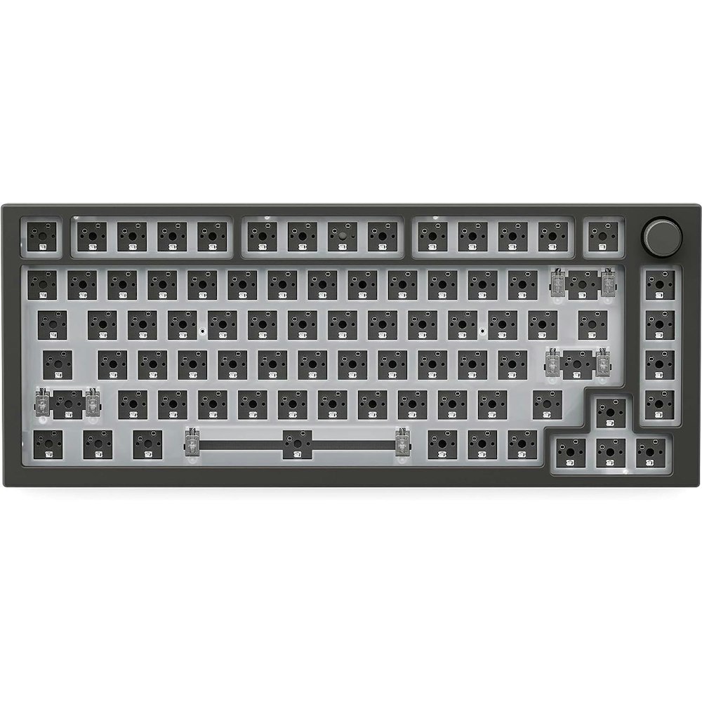 A large main feature product image of Glorious GMMK Pro 75% Switch Plate - Polycarbonate