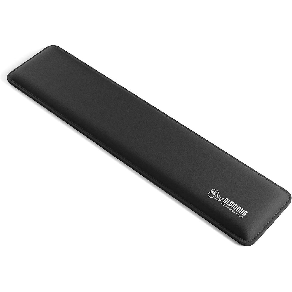 A large main feature product image of Glorious Slim Keyboard Wrist Rest Full Size - Black