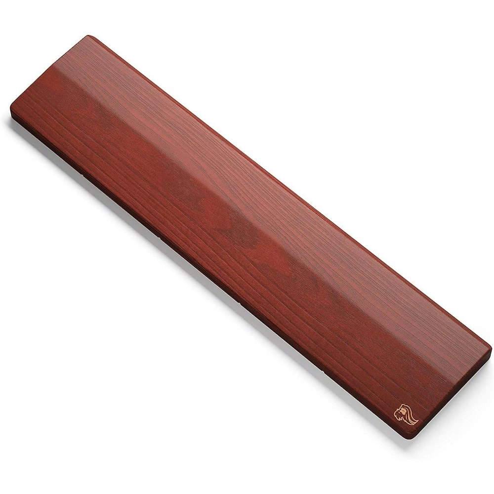 A large main feature product image of Glorious Wooden Keyboard Wrist Rest Full Size - Golden Oak