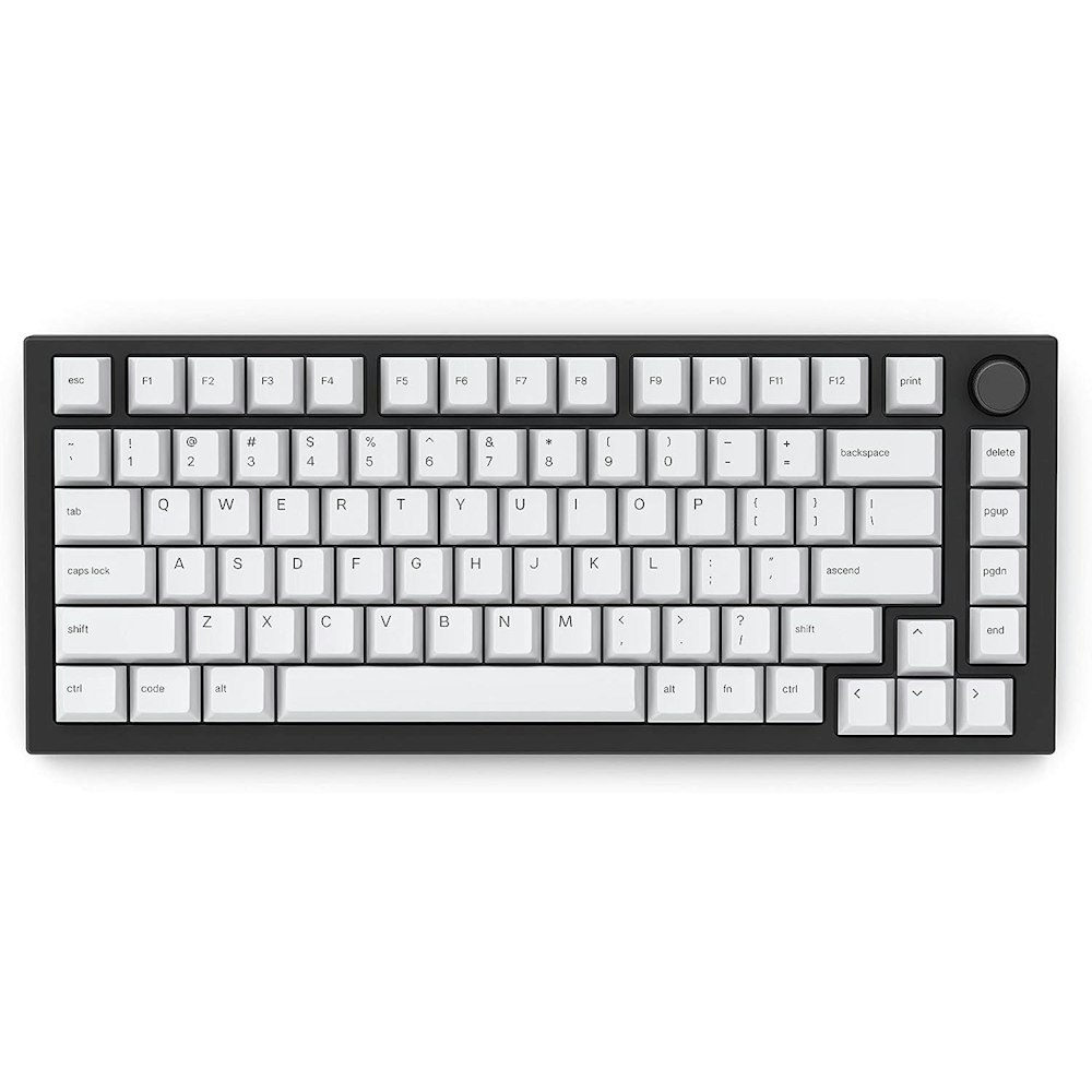 A large main feature product image of Glorious Dye-Sublimated PBT Keycaps - Arctic White