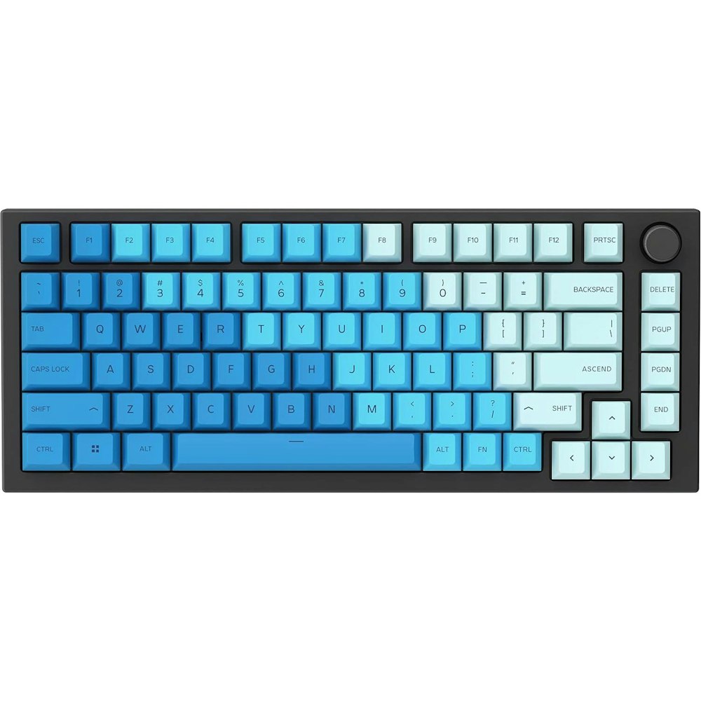 A large main feature product image of Glorious Dye-Sublimated PBT Keycaps - Caribbean Ocean